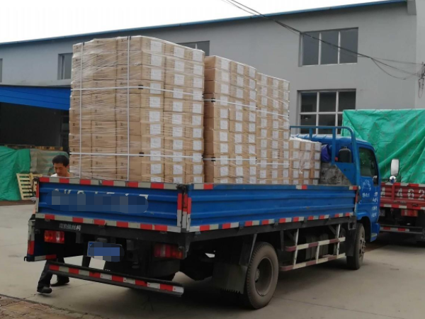 线上签单，为客户发货阻燃纸